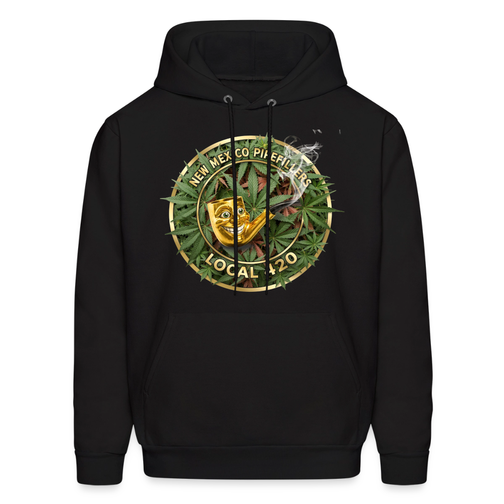 NEW MEXICO PIPEFILLERS LOCAL 420 Men's Hoodie - black