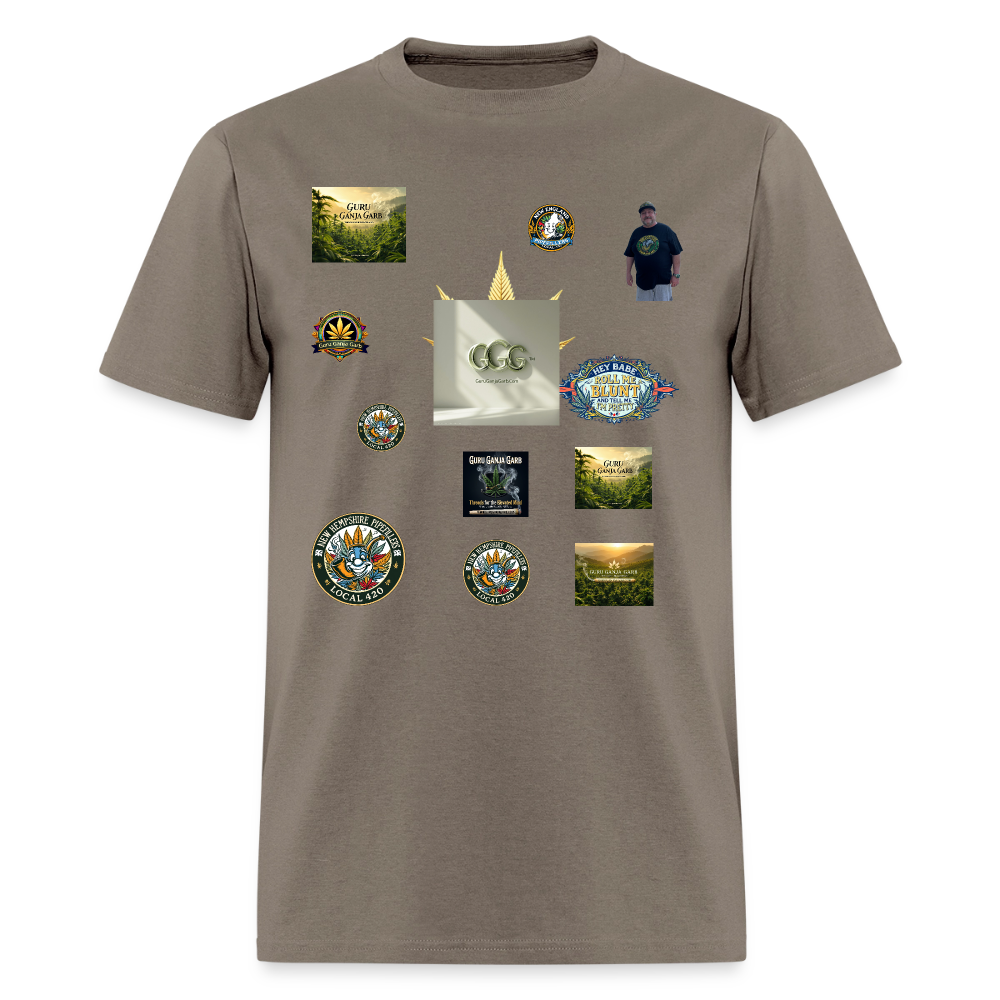 GGG LOGO SHIRT SAMPLES Men's T-Shirt | GILDAN 5000 - safari