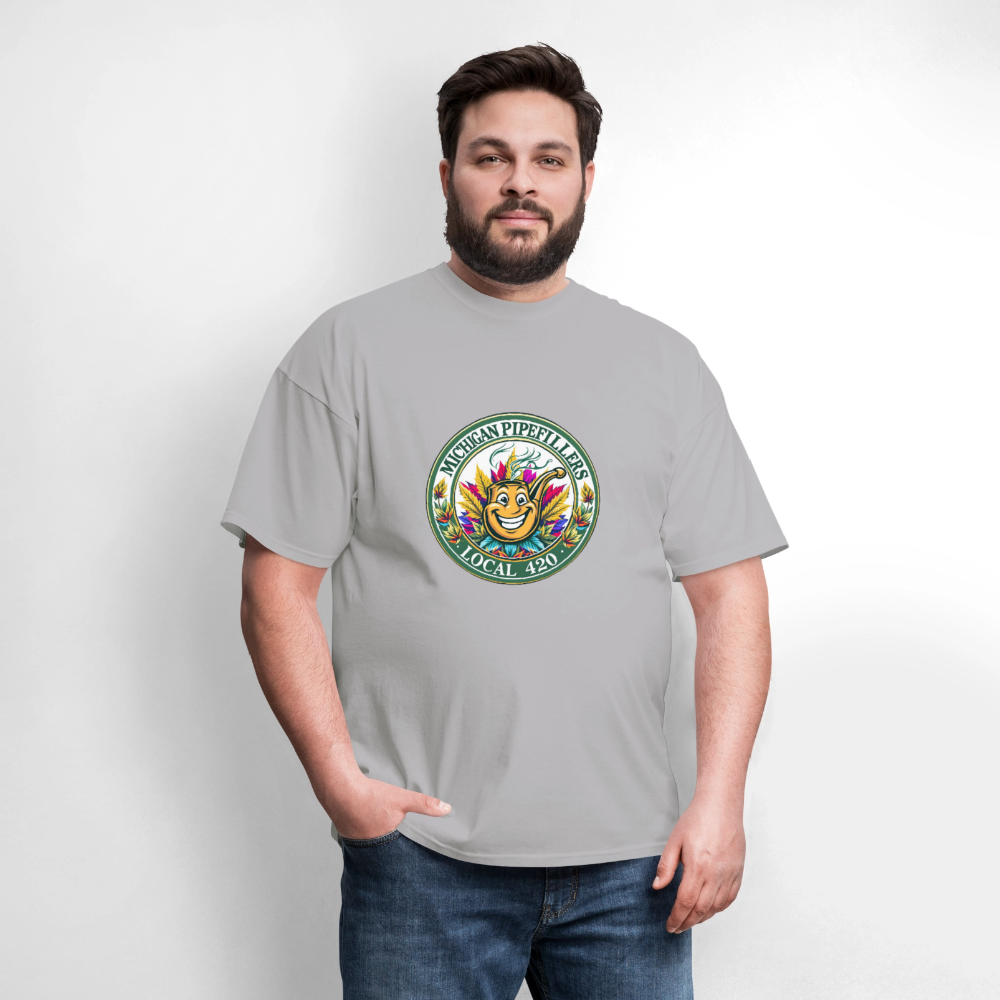 MICHIGAN PIPEFILLERS LOCAL 420 Men's T-Shirt - rock