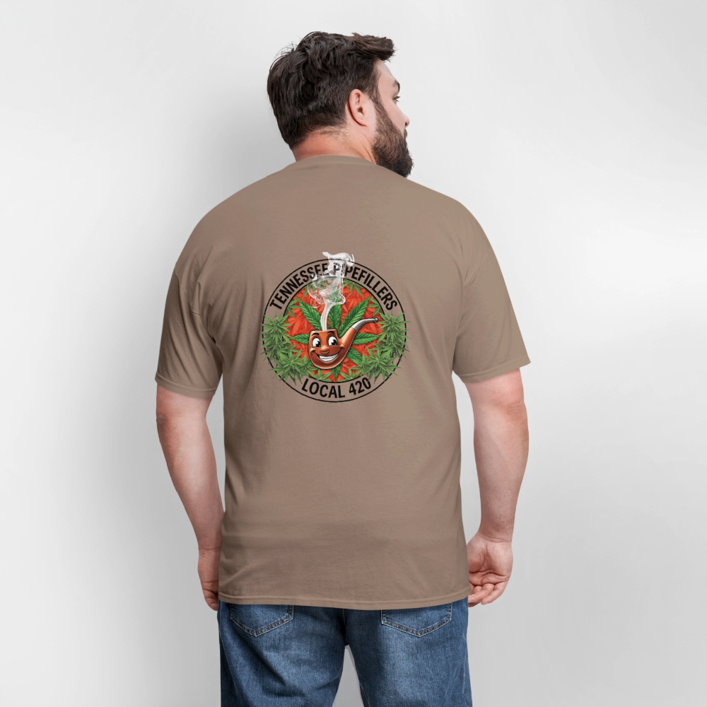 TENNESSEE PIPEFILLERS LOCAL 420 Men's T-Shirt - safari