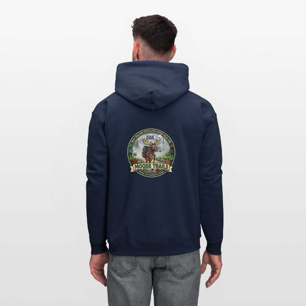 NEW ENGLAND PIPEFILLERS LOCAL 420 BRO Men's Hoodie - navy