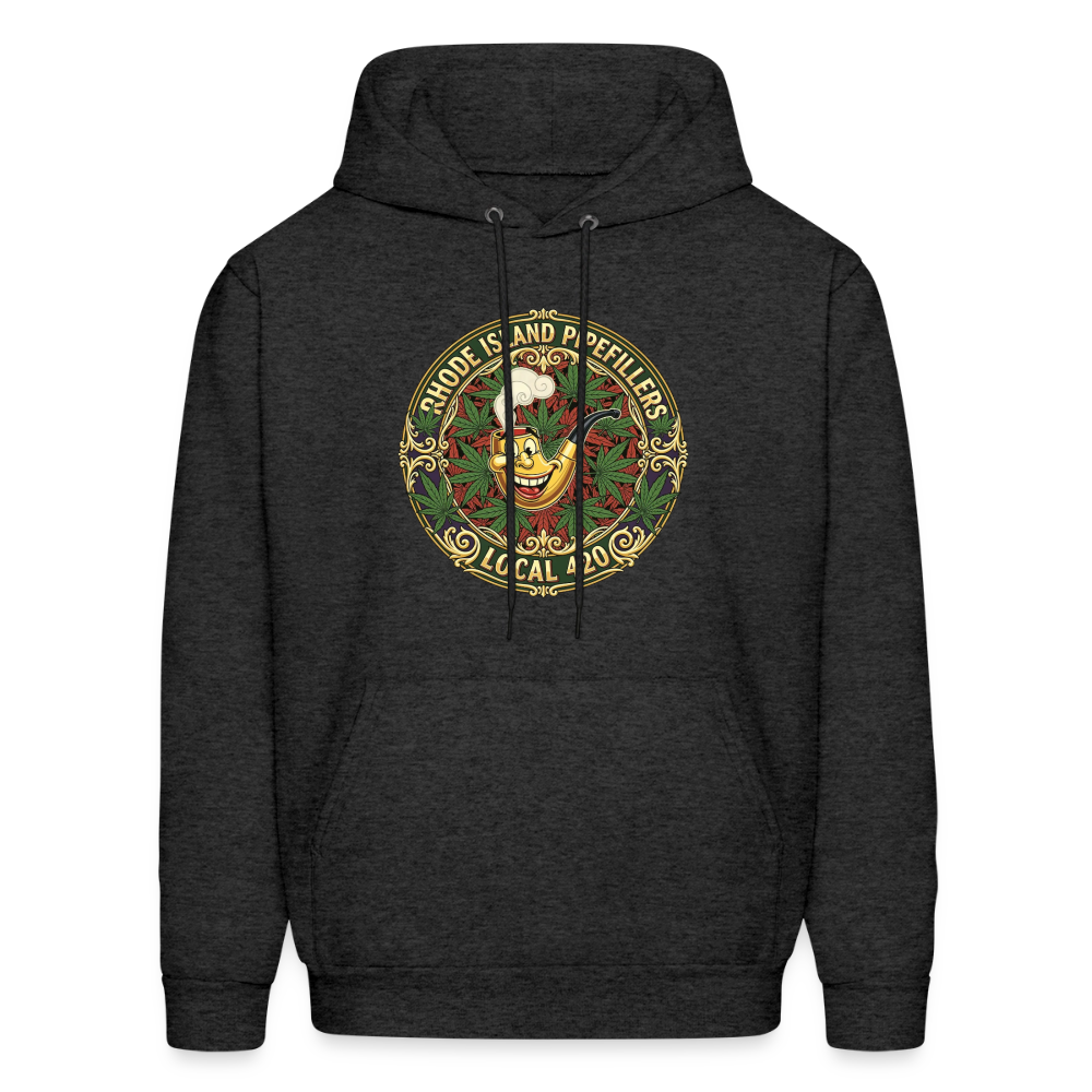 TEXAS PIPEFILLERS LOCAL 420 Men's Hoodie - charcoal grey