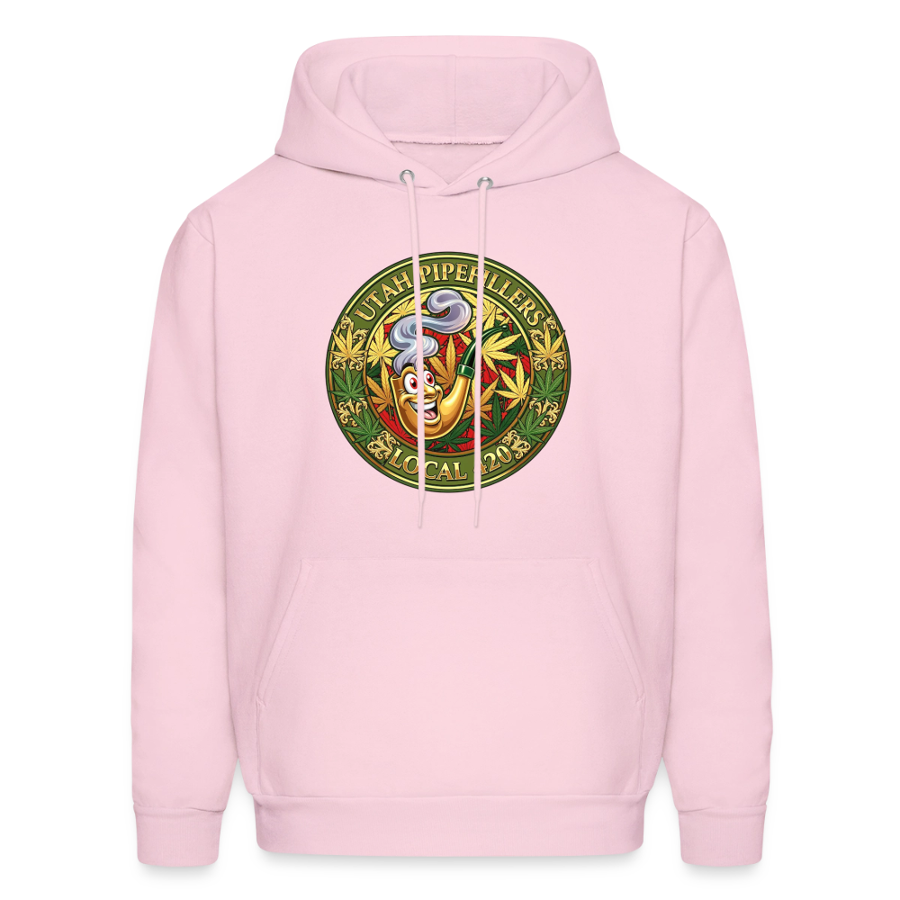 UTAH PIPEFILLERS LOCAL 420 Men's Hoodie - pale pink