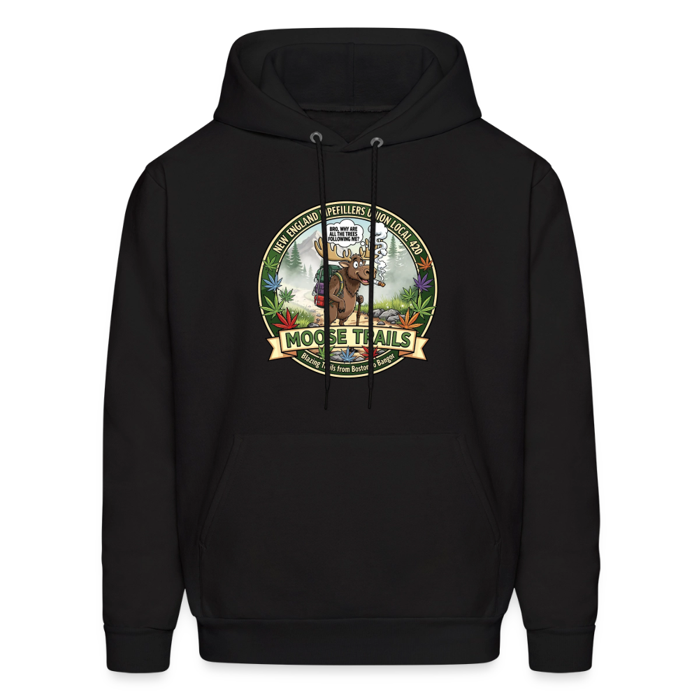 NEW ENGLAND PIPEFILLERS LOCAL 420 BRO Men's Hoodie - black