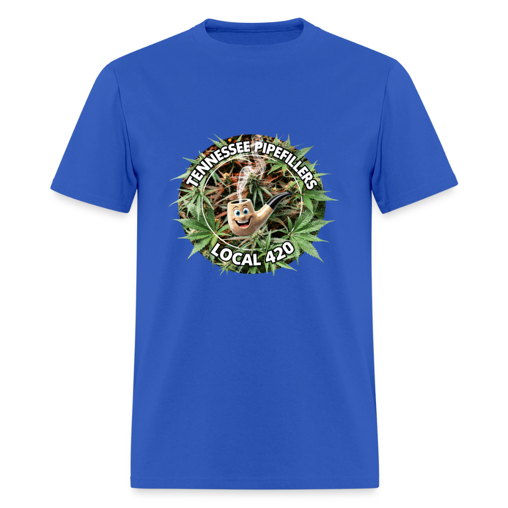 TENNESSEE PIPEFILLERS LOCAL 420 Men's T-Shirt - royal blue