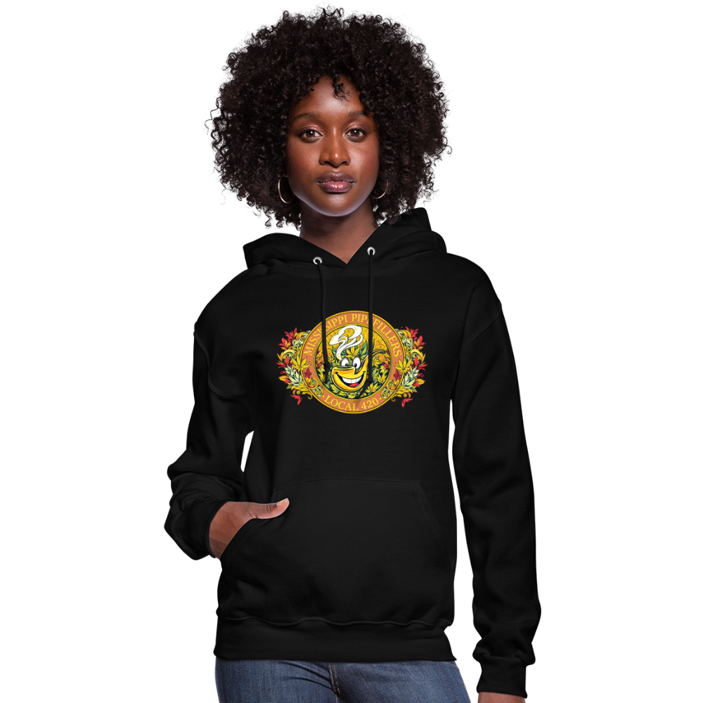 MISSISSIPPI PIPEFILLERS LOCAL 420 F/B DESIGNS Hoodie Women's Hoodie - black