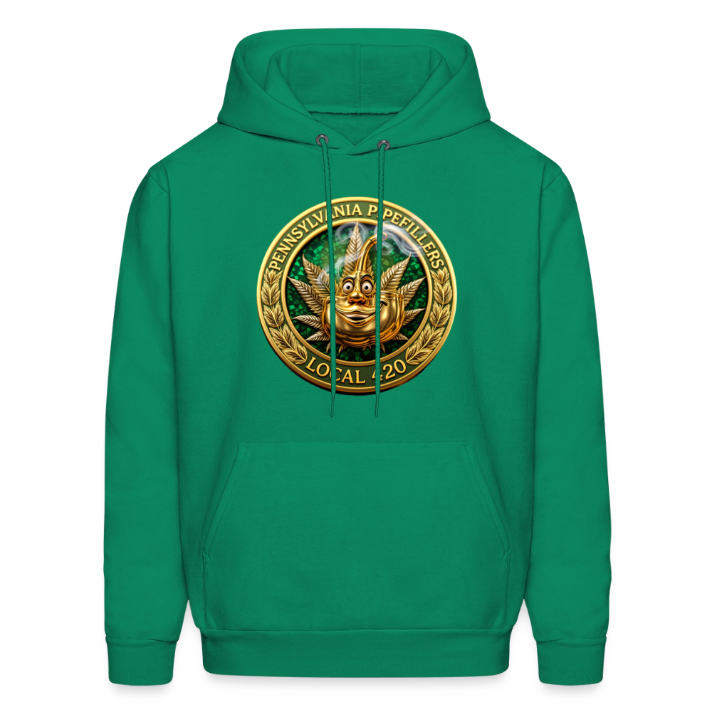 PENNSYLVANIA  PIPEFILLERS LOCAL 420 Men's Hoodie - kelly green