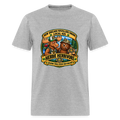 HERBIE HURBIVORE and BUDDY NEW ENGLAND PIPEFILLERS UNION LOCAL 420 Cotton Men's Tee - heather gray