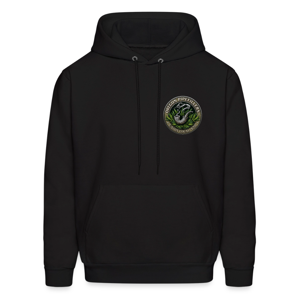 OREGON PIPEFILLERS UNION LOCAL 420 Men's Hoodie - black