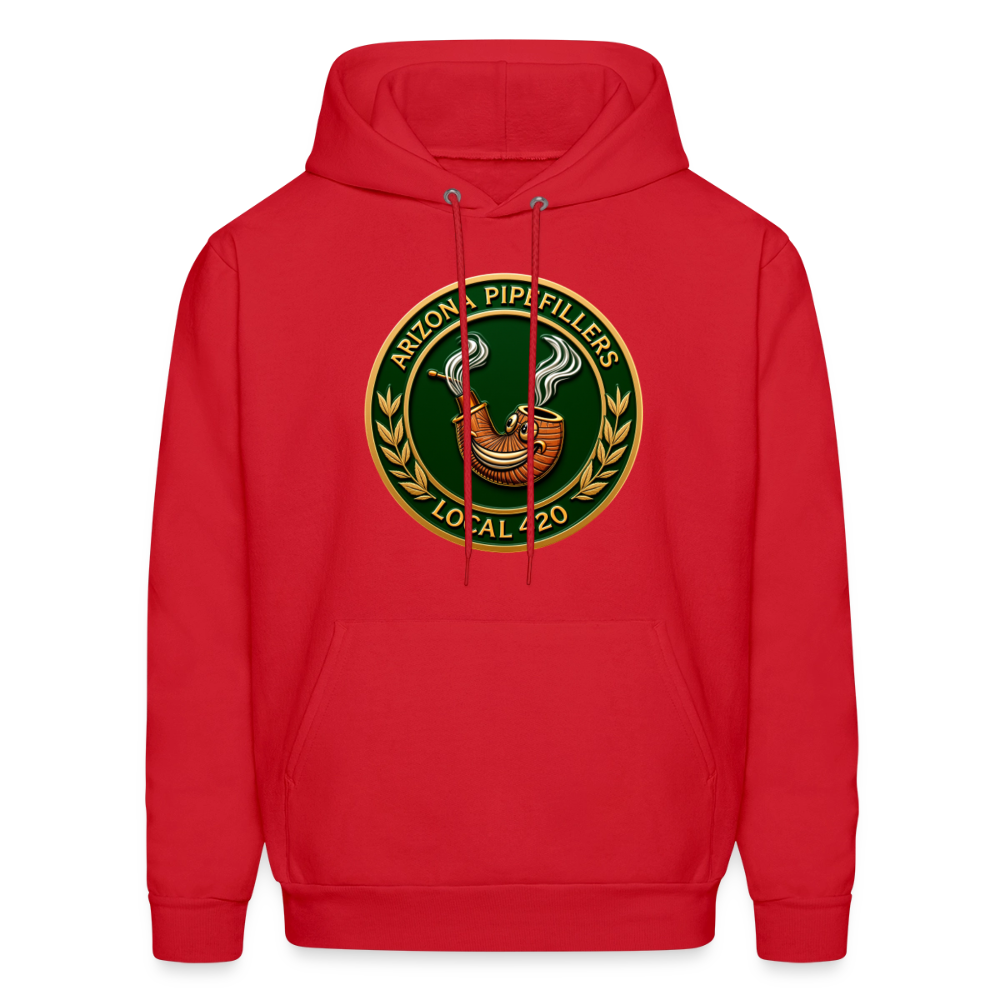 ARIZONIA PIPEFILLERS LOCAL 420 F/B DESIGN Men's Hoodie - red