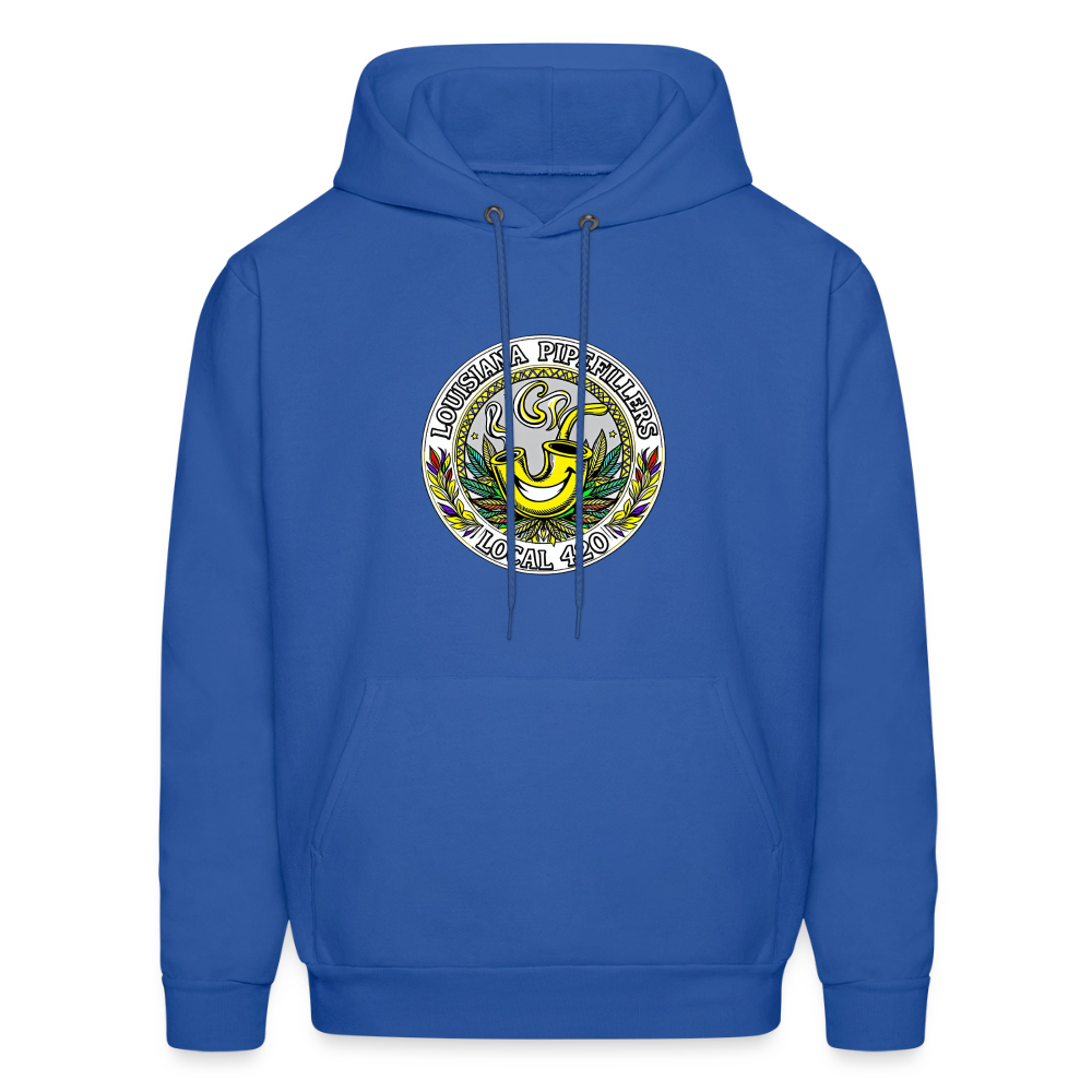 LOUISIANA PIPEFILLERS LOCAL 420 Men's Hoodie - royal blue