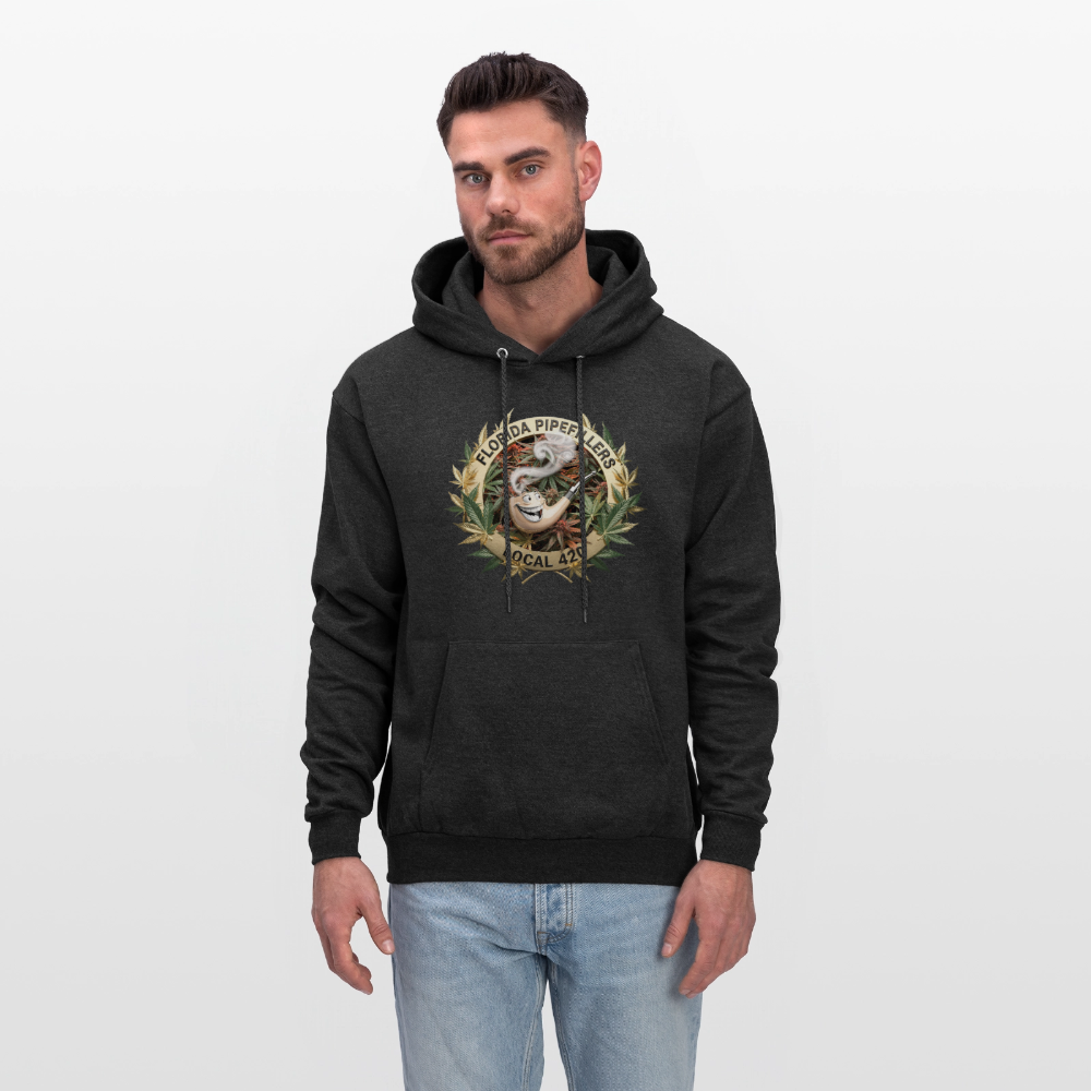 FLORIDA PIPEFILLERS LOCAL 420 F/B DESIGN Men's Hoodie - charcoal grey