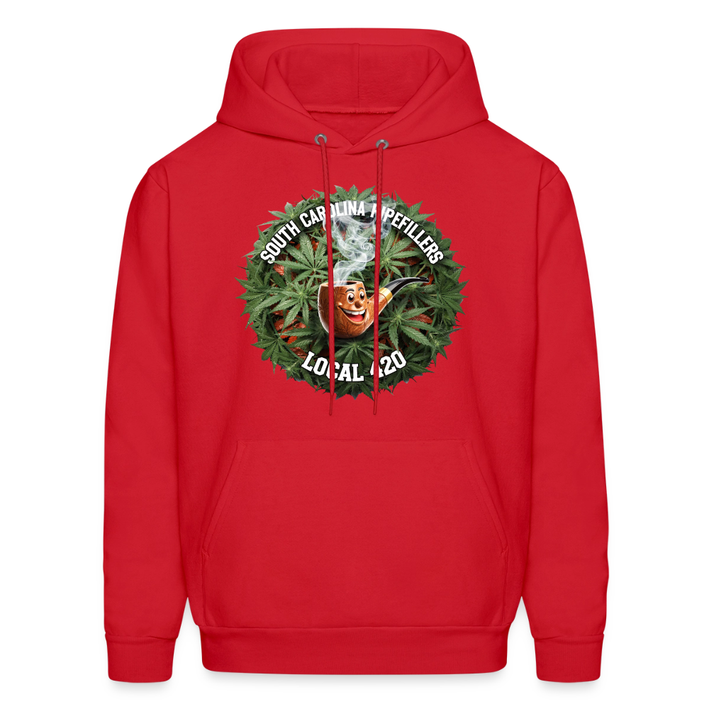 SOUTH CAROLINA PIPEFILLERS LOCAL 420 Men's Hoodie - red