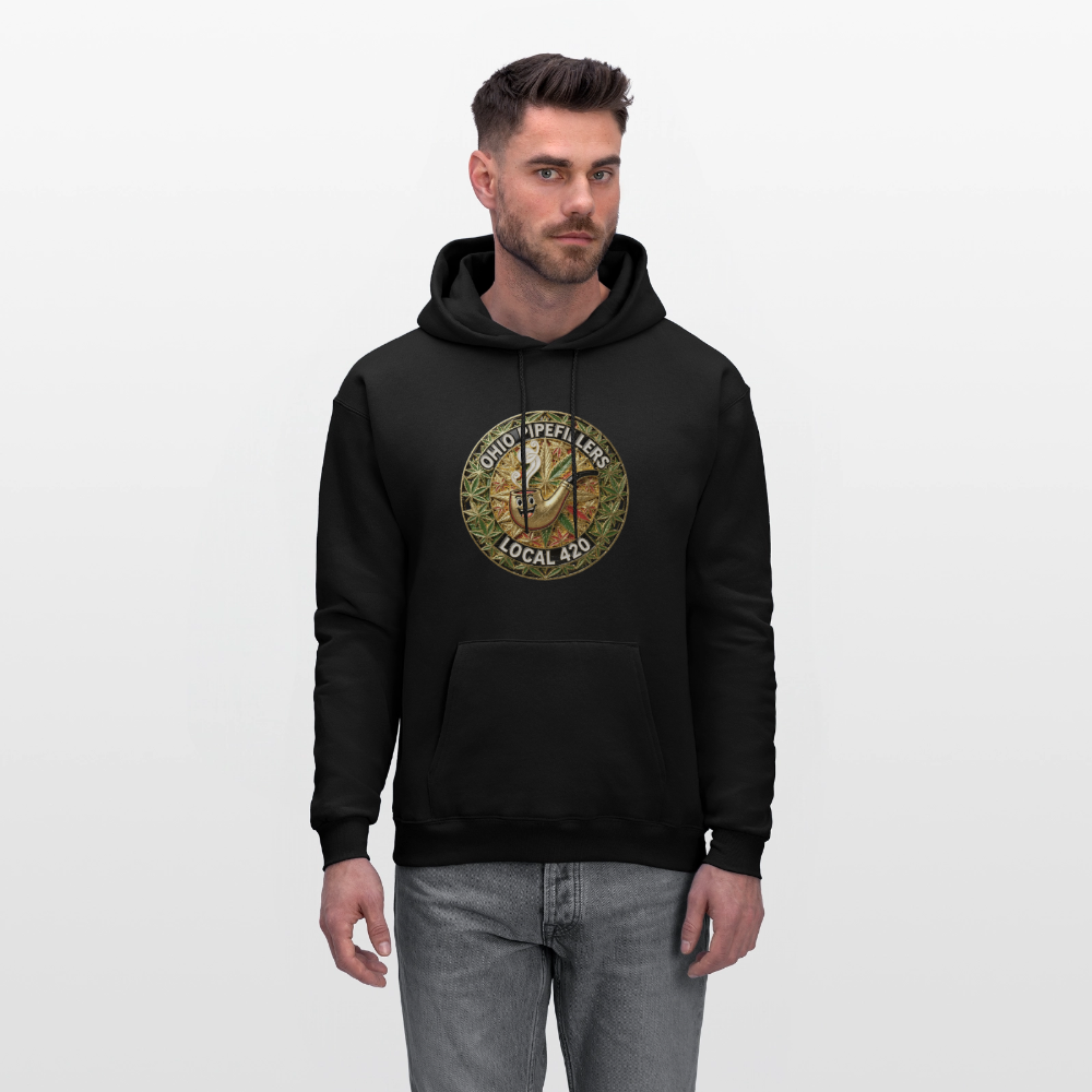 OHIO PIPEFILLERS LOCAL 420  Men's Hoodie - black