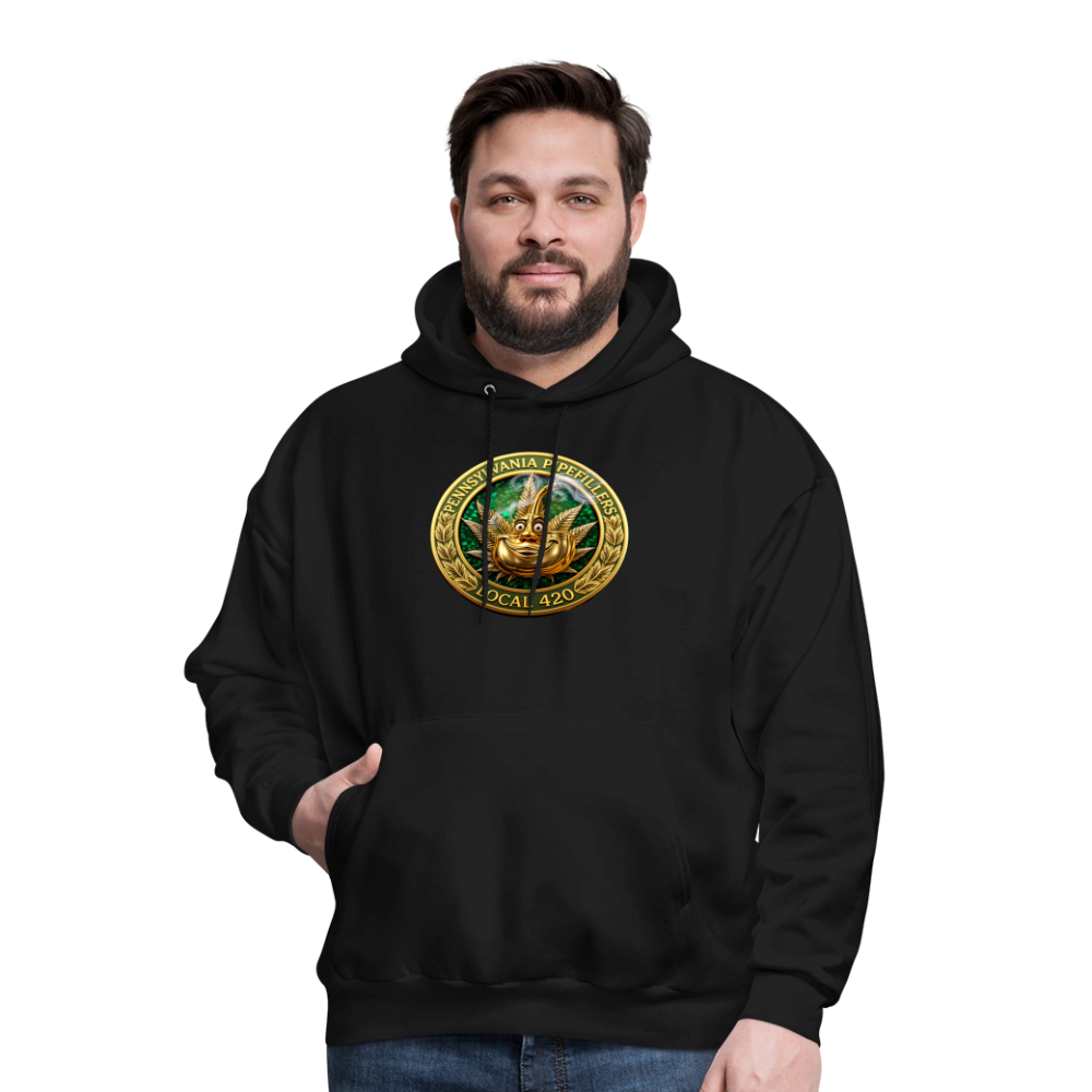 PENNSYLVANIA  PIPEFILLERS LOCAL 420 Men's Hoodie - black