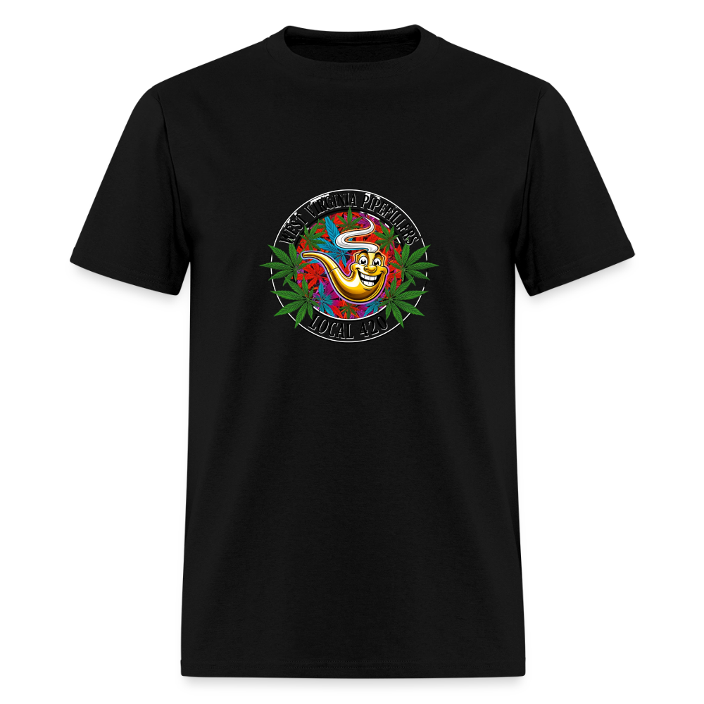 WEST VIRGINIA PIPEFILLERS LOCAL 420 F/B DESIGN Men's T-Shirt - black