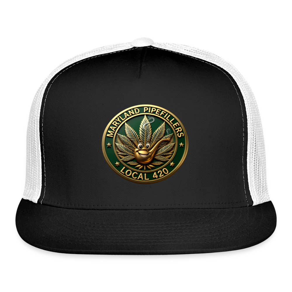 MARYLAND PIPEFILLERS LOCAL 420 Trucker Hat - black/white