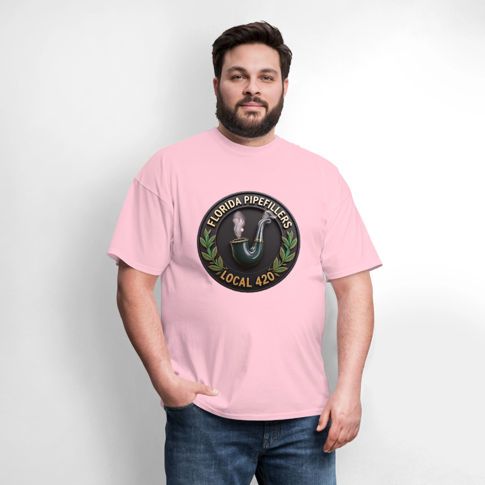 FLORIDA PIPEFILLERS LOCAL 420 Men's T-Shirt - pink