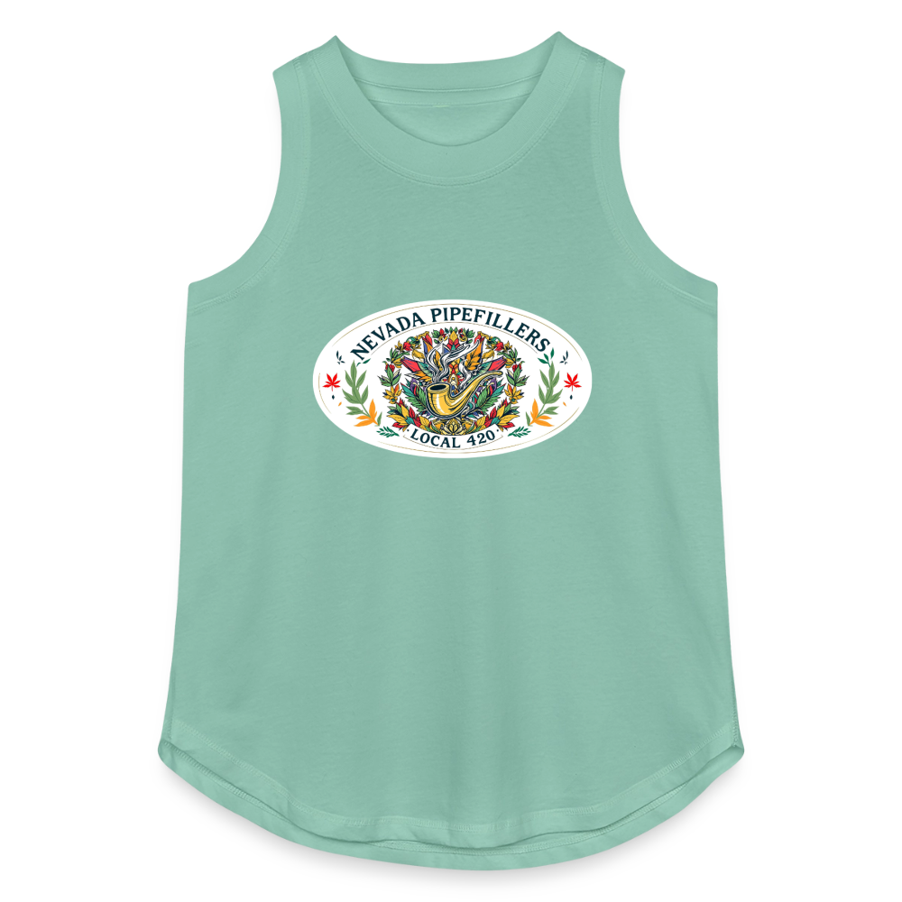 NEVADA PIPEFILLERS LOCAL 420 Women's Relaxed Tank Top - saltwater
