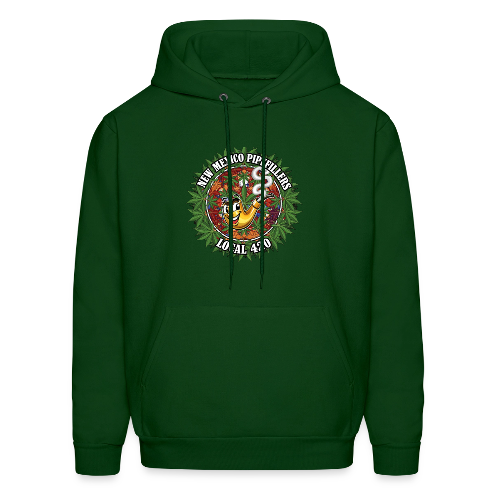 NEW MEXICO PIPEFILLERS LOCAL 420 Men's Hoodie - forest green