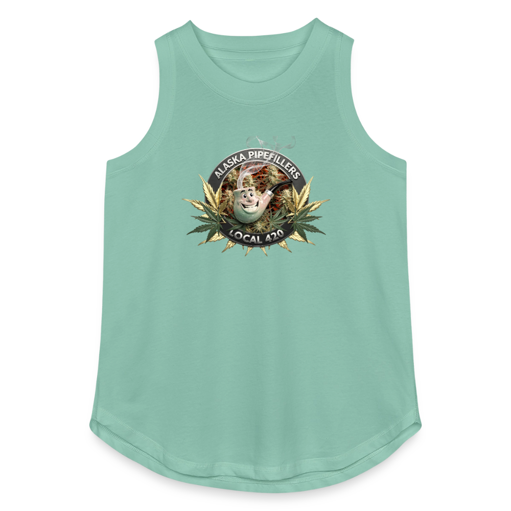 ALASKA PIPEFILLERS LOCAL 420 Women's Relaxed Tank Top - saltwater