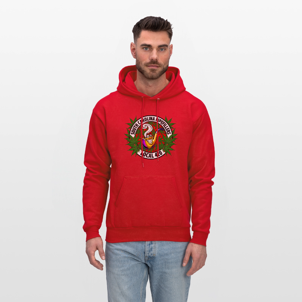SOUTH CAROLINA PIPEFILLERS LOCAL 420 Men's Hoodie - red