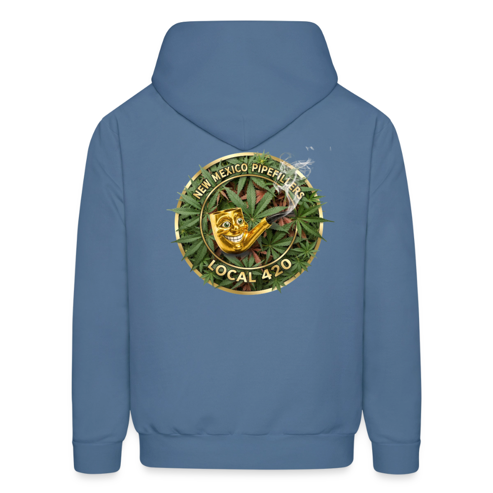 NEW MEXICO PIPEFILLERS LOCAL 420 Men's Hoodie - denim blue