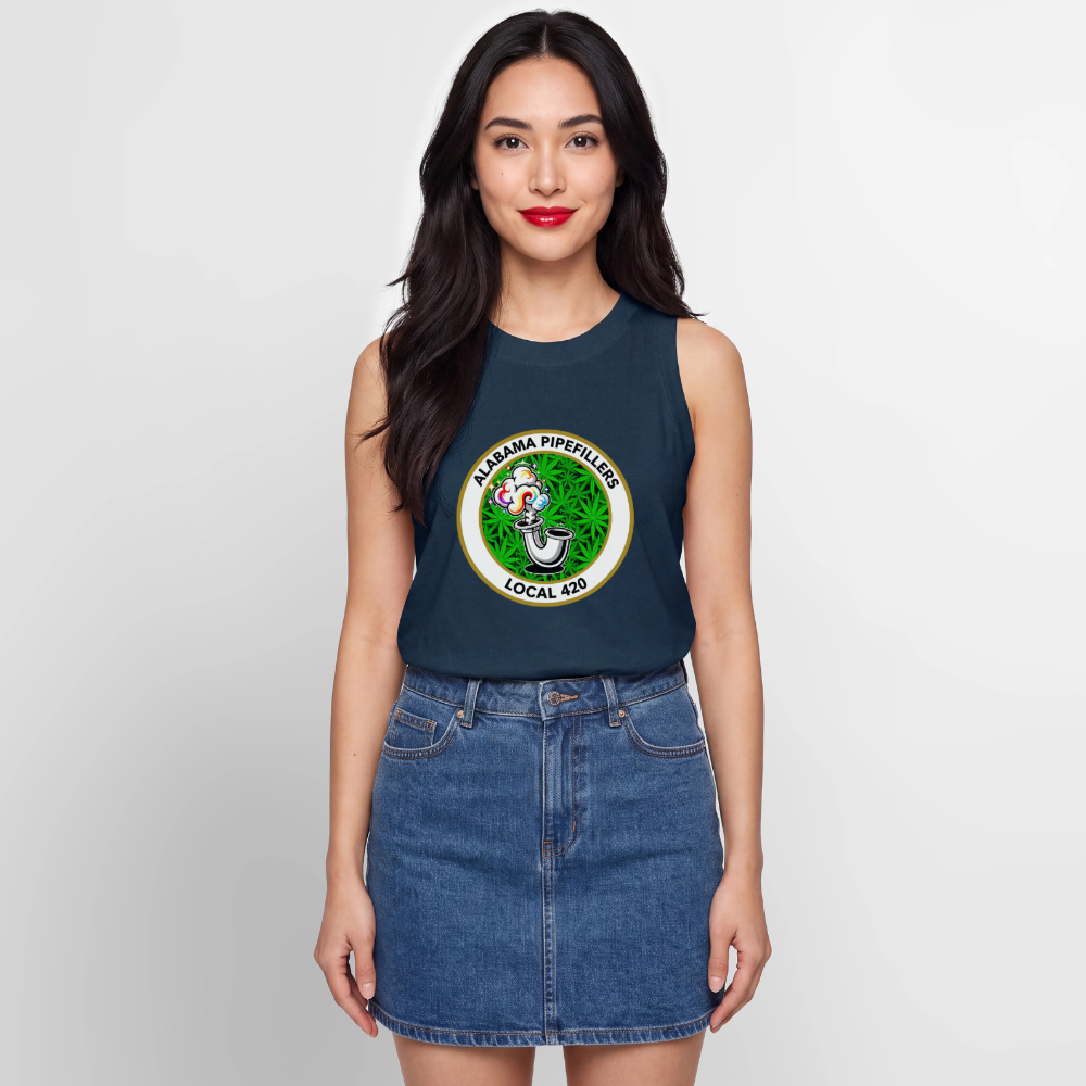 ALABAMA PIPEFILLERS LOCAL 420 Women's Relaxed Tank Top - denim