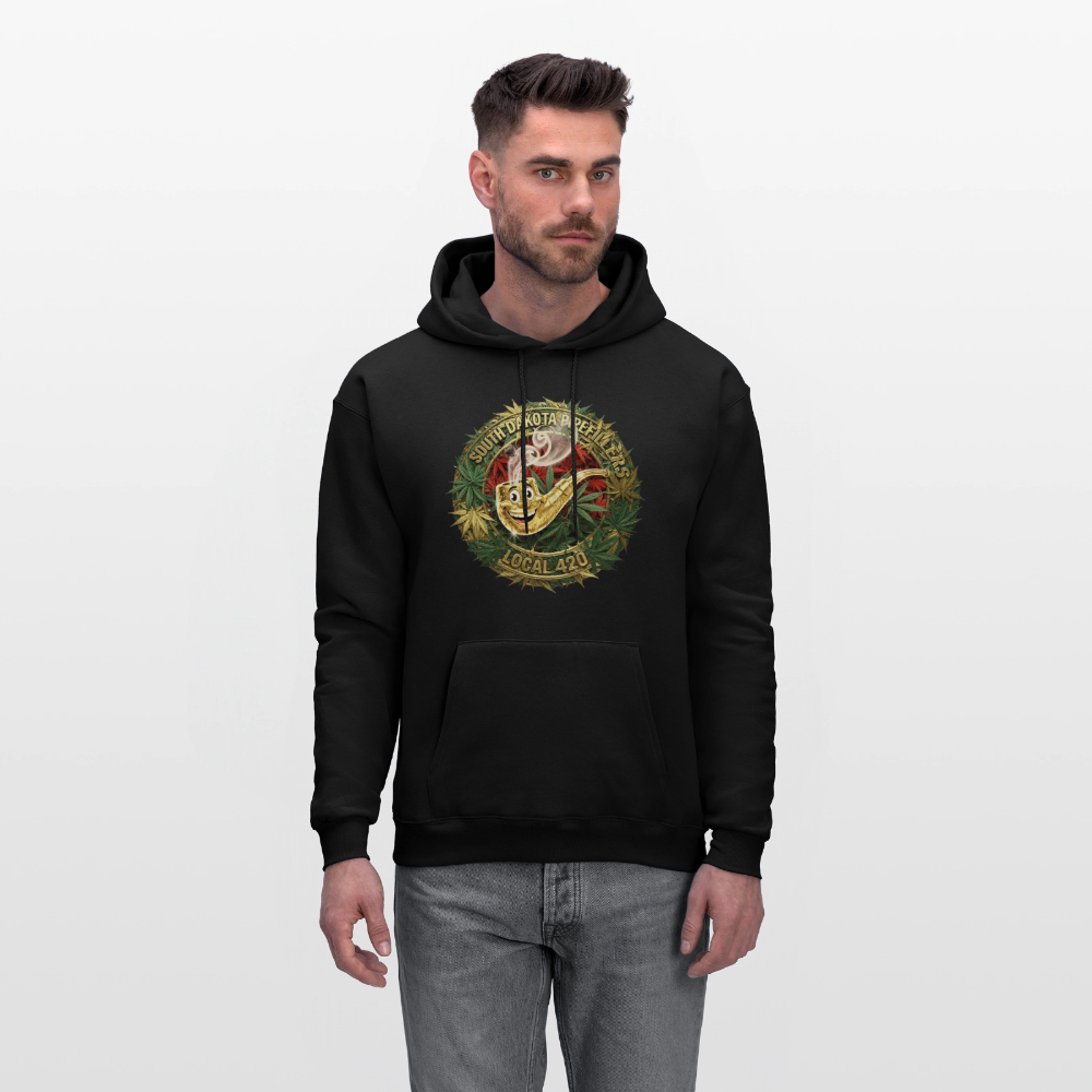 SOUTH DAKOTA PIPEFILLERS LOCAL 420  F/B DESIGN Men's Hoodie - black