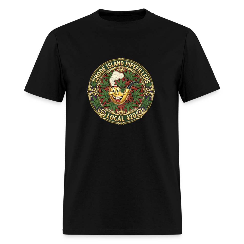 TEXAS PIPEFILLERS LOCAL 420 Men's T-Shirt - black