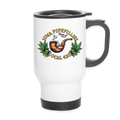 IOWA PIPEFILLERS LOCAL 420 14oz Stainless Steel Travel Mug - white