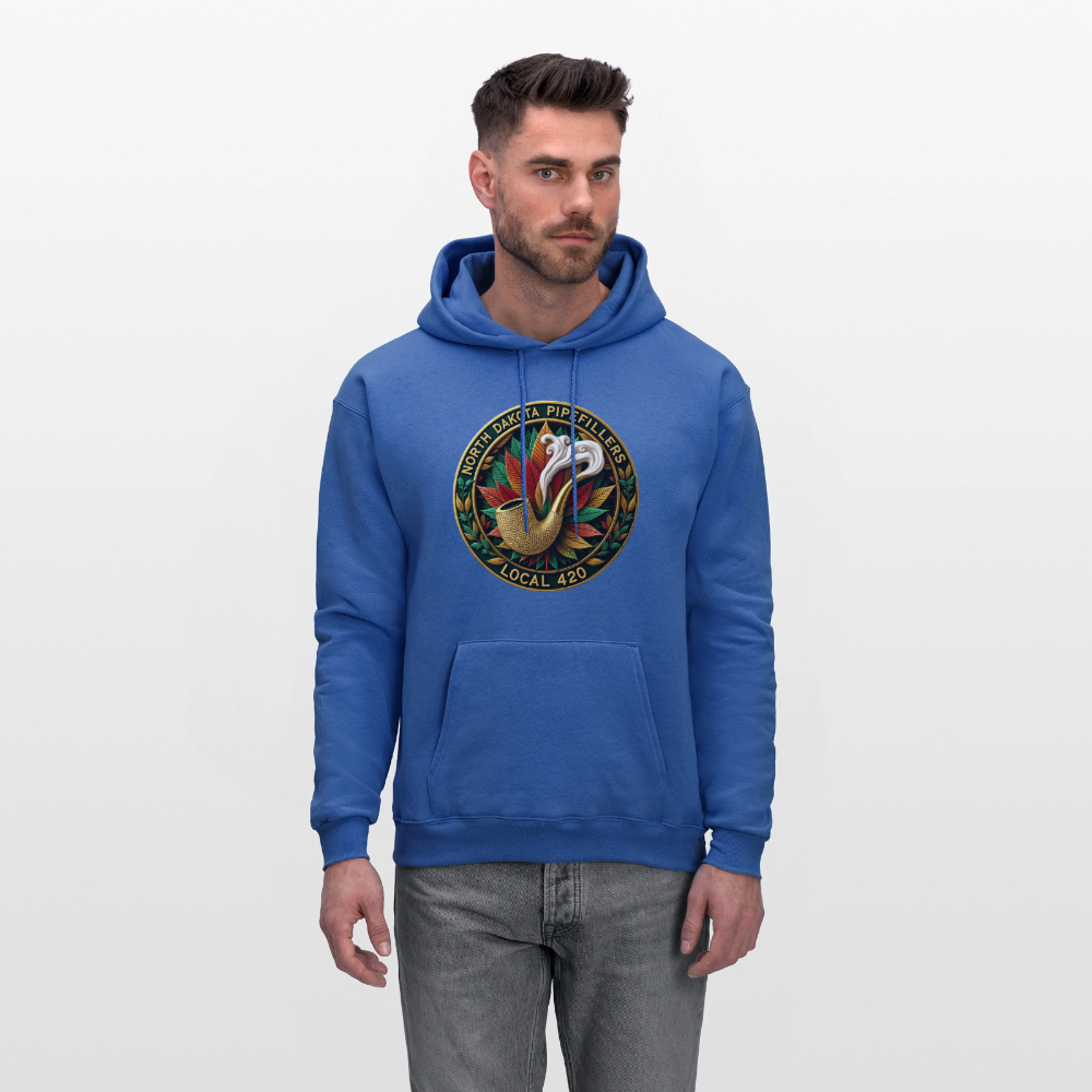 NORTH DAKOTA PIPEFILLERS LOCAL 420 Men's Hoodie - royal blue