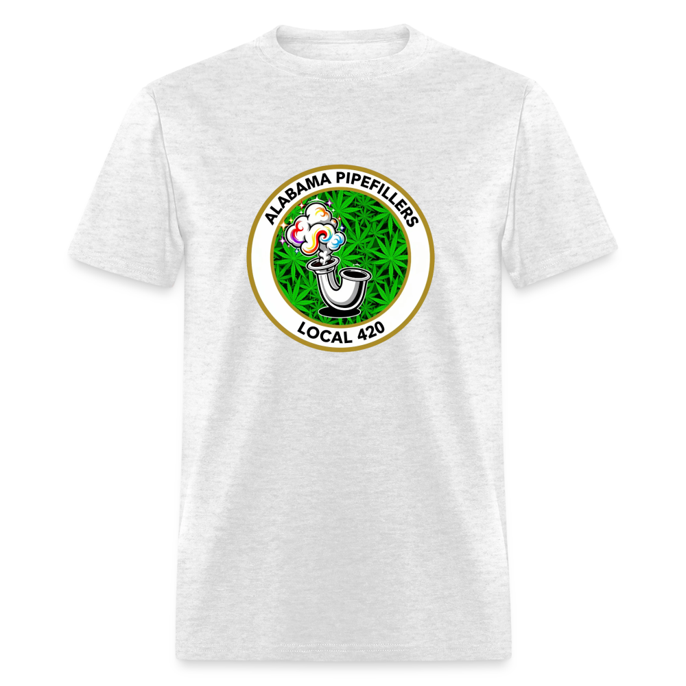 ALABAMA -PIPEFILLERS LOCAL 420 Men's T-Shirt - light heather gray