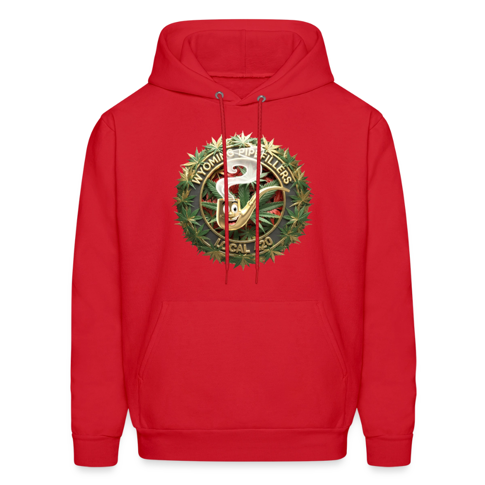 WYOMING PIPEFILLERS LOCAL 420 Men's Hoodie - red
