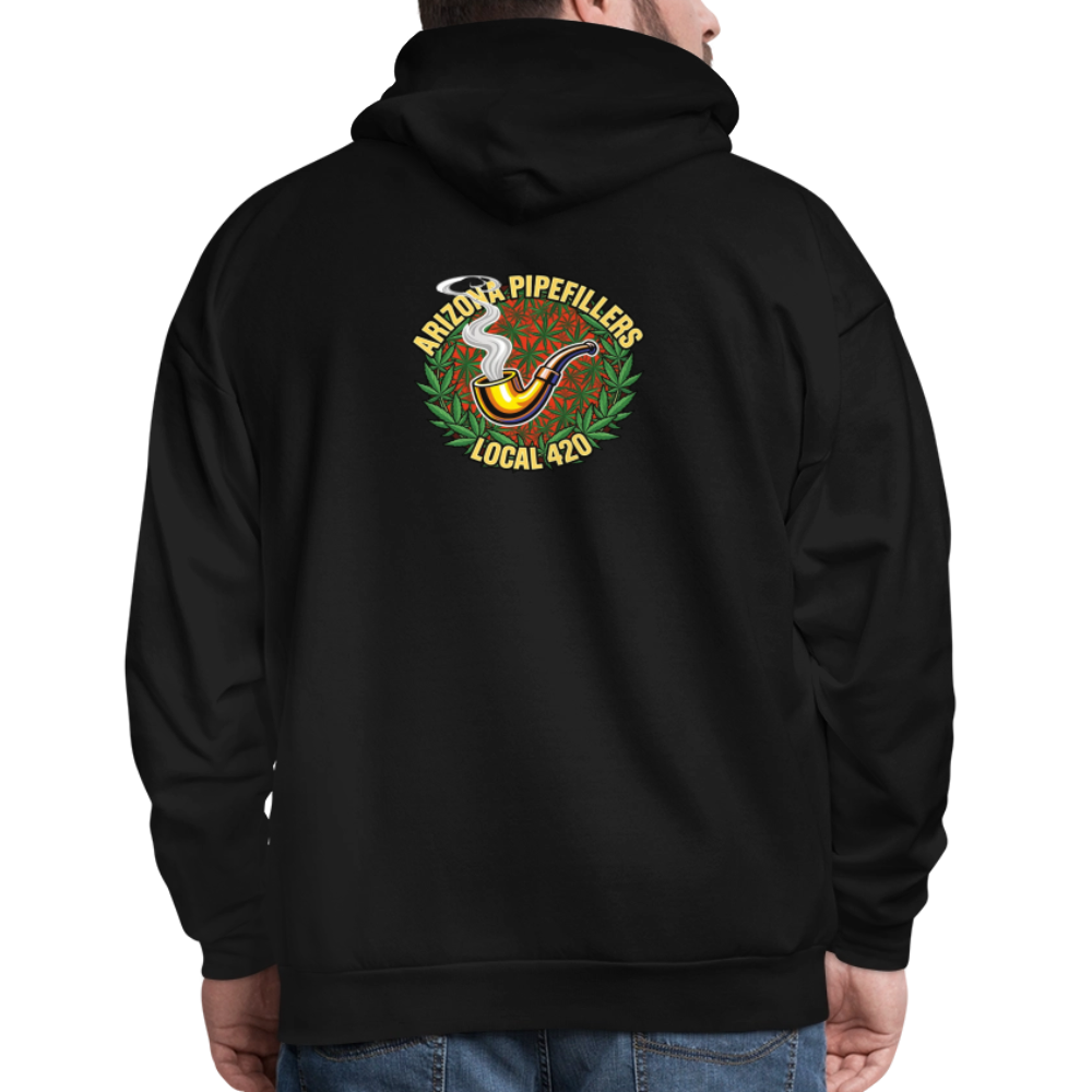 ARIZONA PIPEFILLERS LOCAL 420 F/B DESIGN Men's Hoodie - black