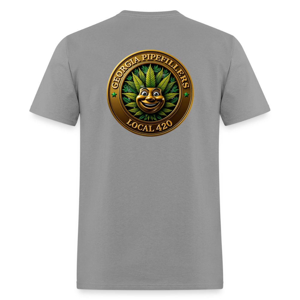 GEORGIA PIPEFILLERS LOCAL 420 F/B DESIGN  Men's T-Shirt - rock