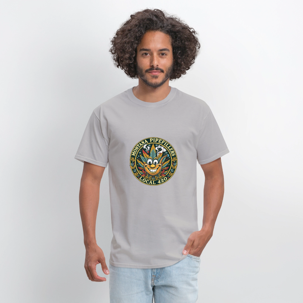 MONTANA PIPEFILLERS LOCAL 420 F/B DESIGN Men's T-Shirt - rock
