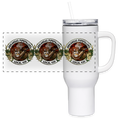 ARKANSAS  PIPEFILLERS LOCAL 420 40oz Stainless Steel Travel Tumbler - white