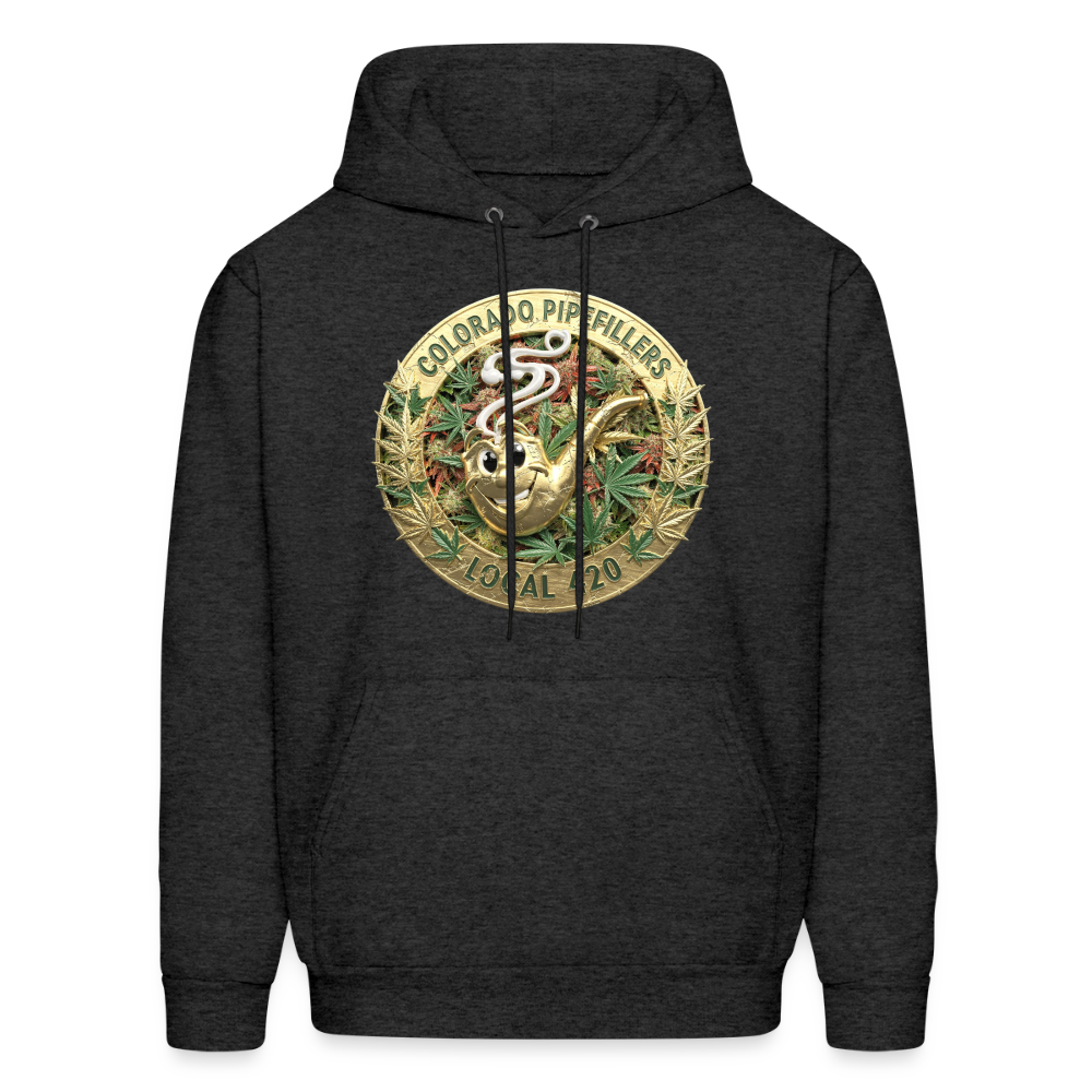 COLORADO PIPEFILLERS LOCAL 420 Men's Hoodie - charcoal grey