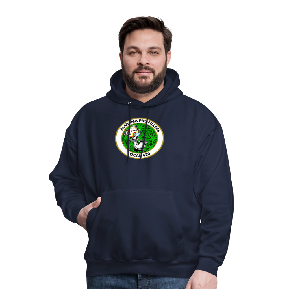 ALABAMA PIPEFILLERS LOCAL 420 F/B EM-BLEMS Men's Hoodie - navy