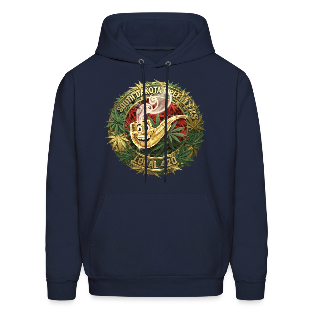 SOUTH DAKOTA PIPEFILLERS LOCAL 420  F/B DESIGN Men's Hoodie - navy