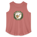 WASHINGTON PIPEFILLERS LOCAL 420 Women's Curvy Relaxed Tank Top - mauve