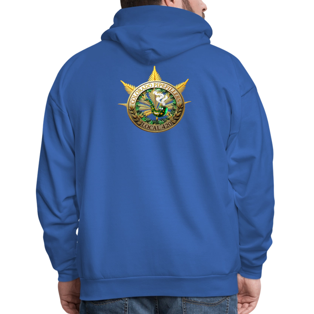 COLORADO PIPEFILLERS LOCAL 420 Men's Hoodie - royal blue