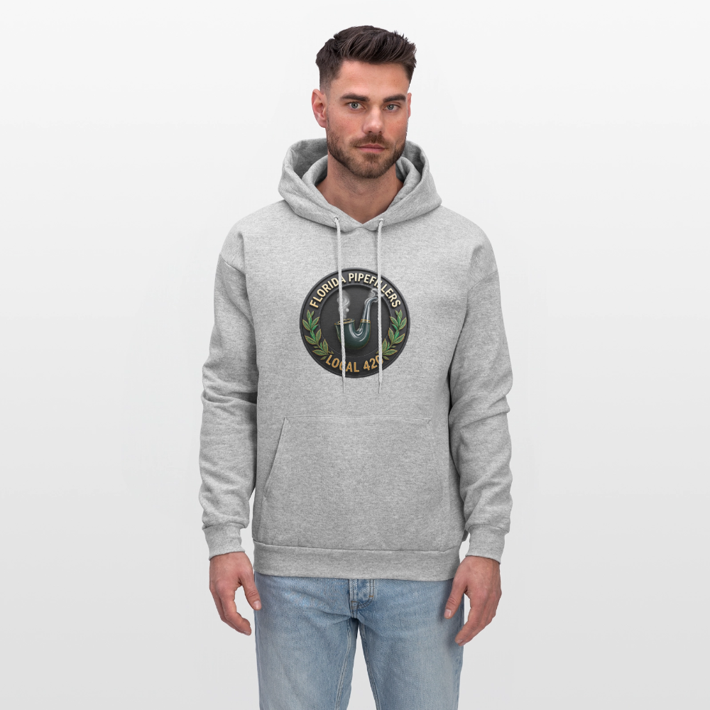 FLORIDA PIPEFILLERS LOCAL 420 F/B DESIGN Men's Hoodie - heather gray