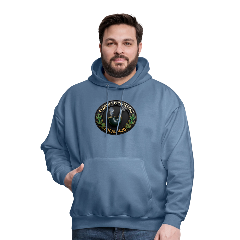 FLORIDA PIPEFILLERS LOCAL 420 Men's Hoodie - denim blue