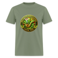 MICHIGAN PIPEFILLERS LOCAL 420 F/B DESIGN Men's T-Shirt - military green