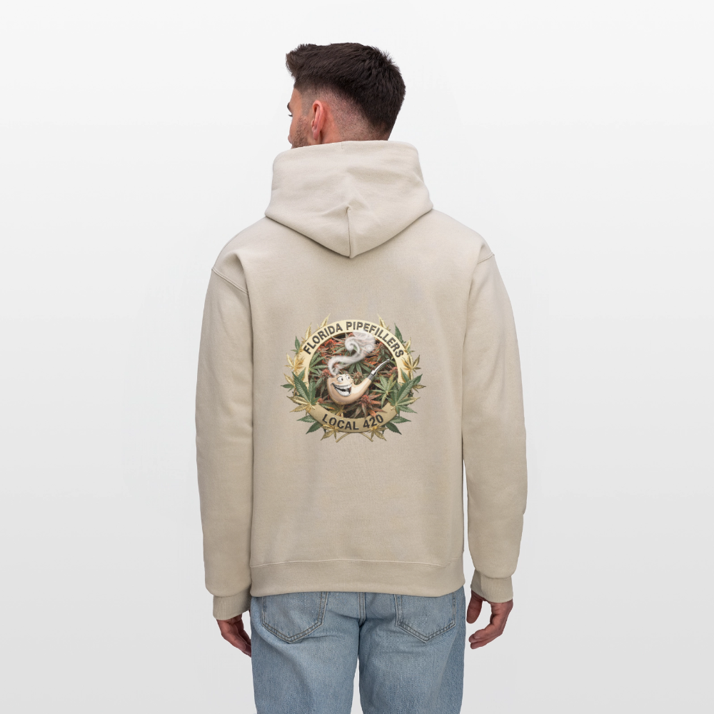 FLORIDA PIPEFILLERS LOCAL 420 F/B DESIGN Men's Hoodie - Sand