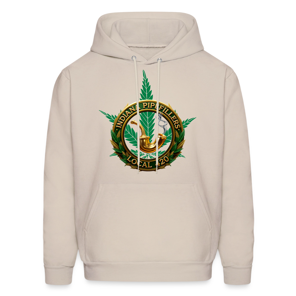 INDIANA PIPEFILLERS LOCAL 420 Men's Hoodie - Sand