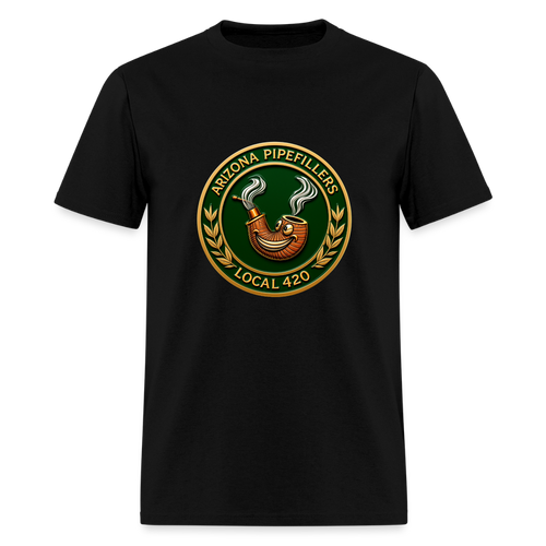 ARIZONIA PIPEFILLERS LOCAL 420 Men's T-Shirt - black