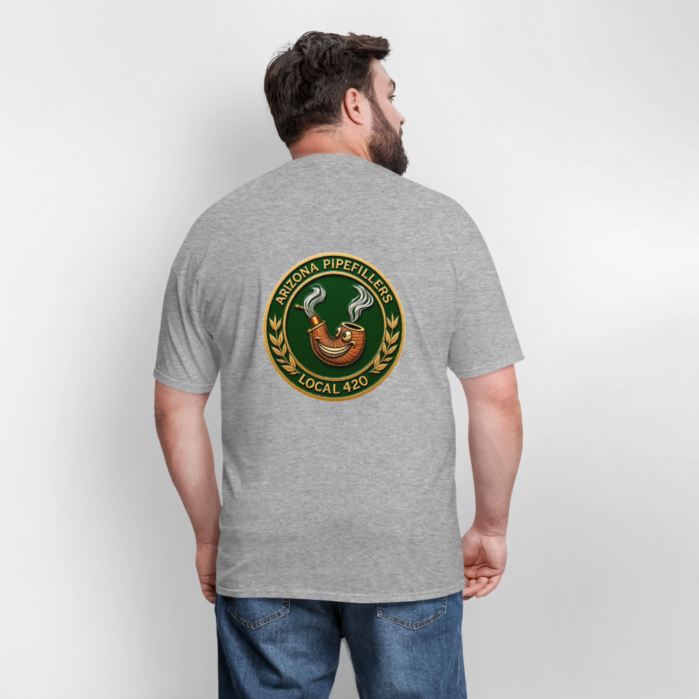 ARIZONIA PIPEFILLERS LOCAL 420 F/B DESIGN Men's T-Shirt - heather gray